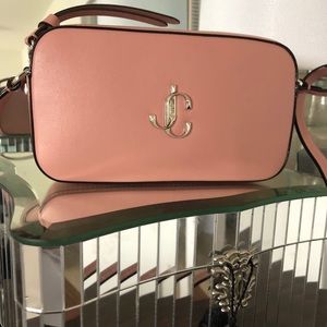 Jimmy Choo cross body HALE BLUSH handbag